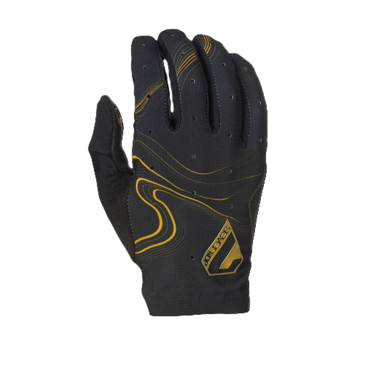 7iDP Control Glove - Black/Gold Pinstripe