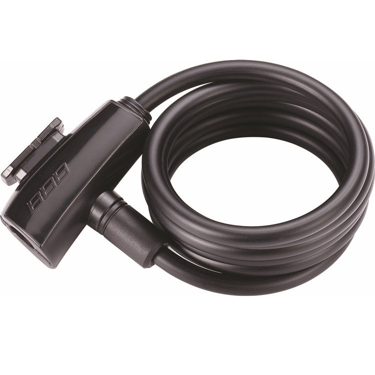 BBB Quicksafe Bike Lock Keyed Blk 8mmx1500mm