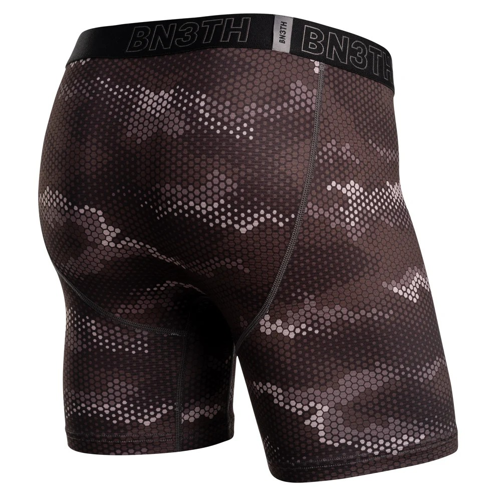 BN3TH Pro Boxer Brief Hex Camo Grey