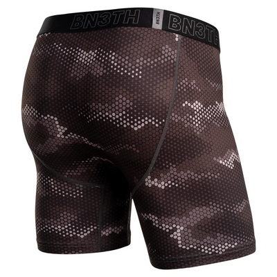 BN3TH Pro Boxer Brief Hex Camo Grey