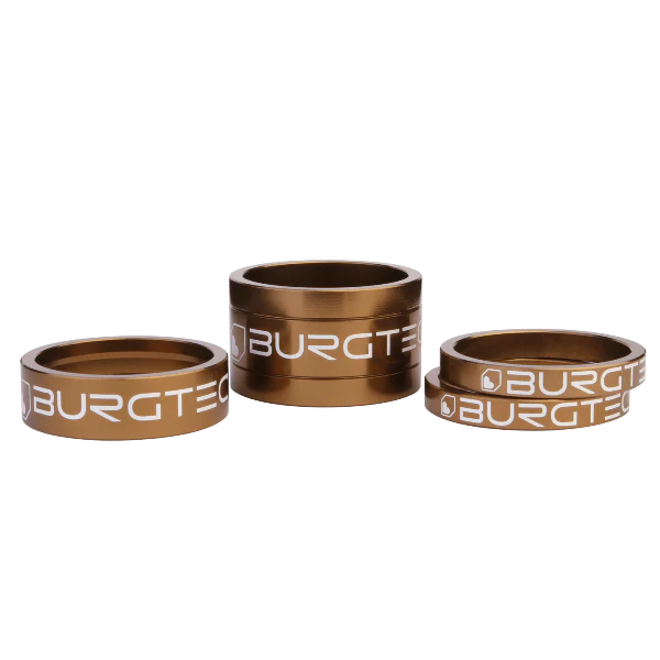 Burgtec Stem Spacer Kit Kash Bronze (5mm Spacer x2, 10mm, 20mm Spacer)