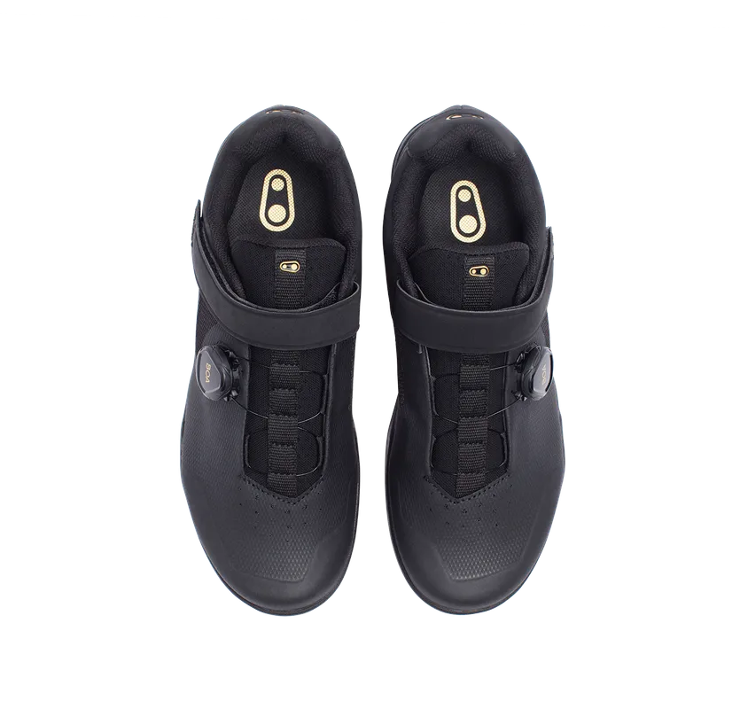 Crankbrothers Shoes Mallet BOA Black/Gold-Blk outsole