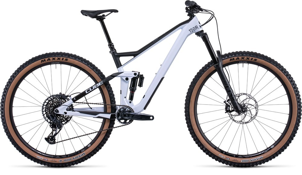 Cube Stereo 150 C:62 Race 29 2022 - Flashwhite n Carbon