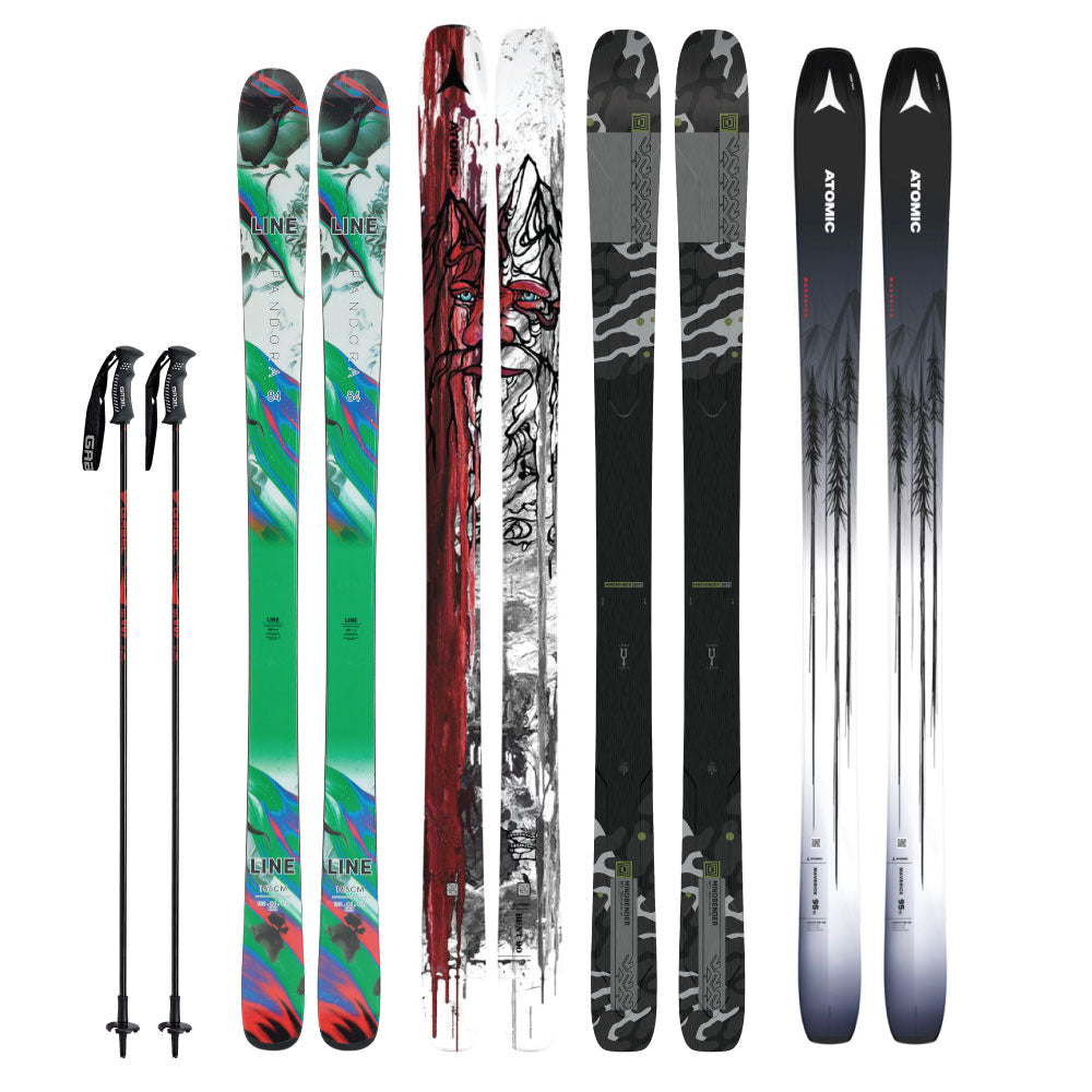 Executive Skis & Poles