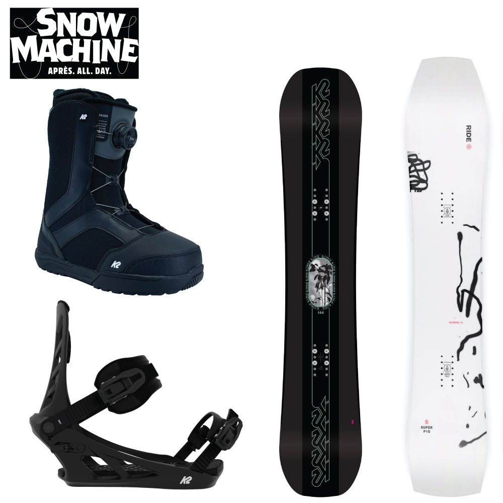 Snow Machine - Snowboard & Boots Package - 6 Days