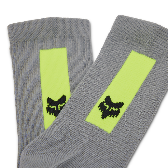 Fox 8 Inch Defend Socks - Steel Grey