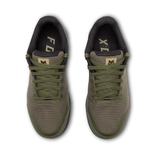 Fox Union Canvas MTB Shoes - Olive Green