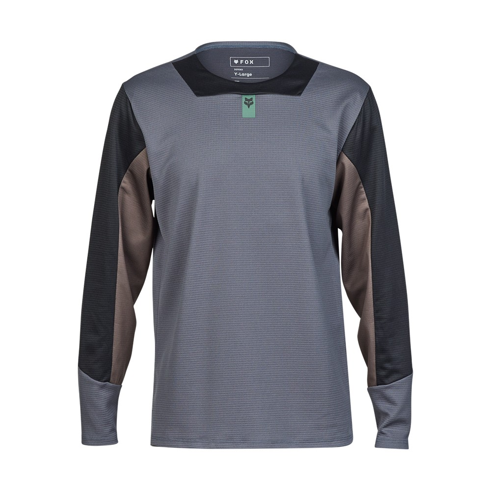 Fox YOUTH Defend LS Jersey - Graphite