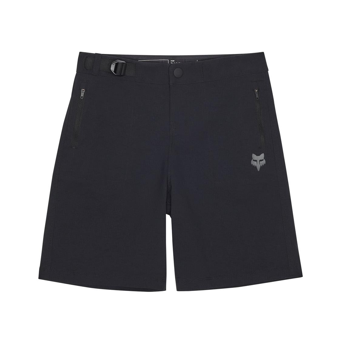 Fox YOUTH Ranger Shorts with Liner - Black (31083-001)