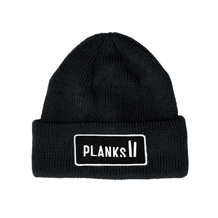 Planks Beanie - Badge - Black 2024