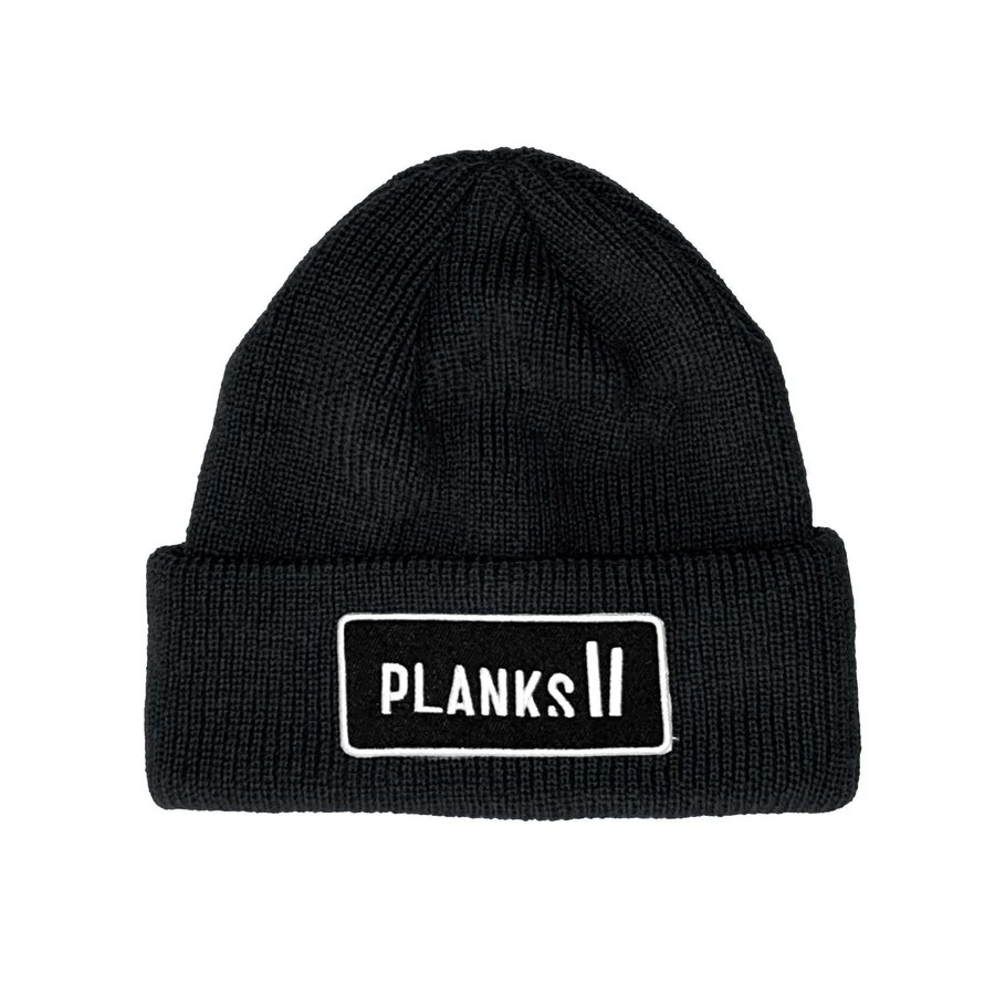 Planks Beanie - Badge - Black