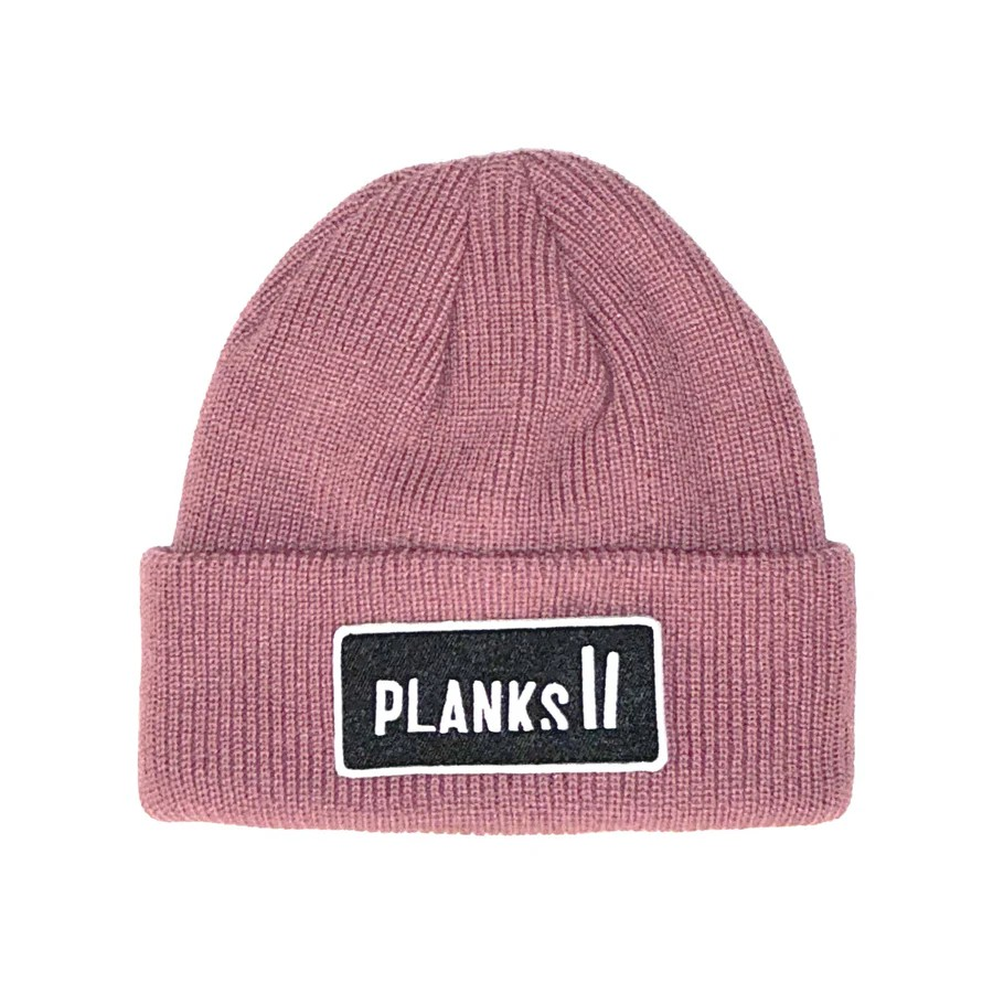 Planks Beanie - Badge - Clay Red 2024
