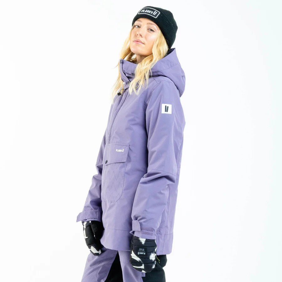 Planks Wmns Jacket - Overstoke Anorak - Purple 2024