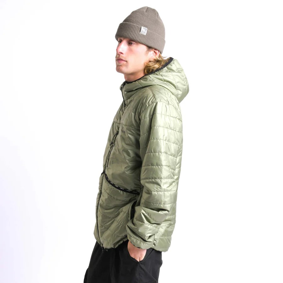 Planks Mid Layer - Dumpster - Khaki 2024