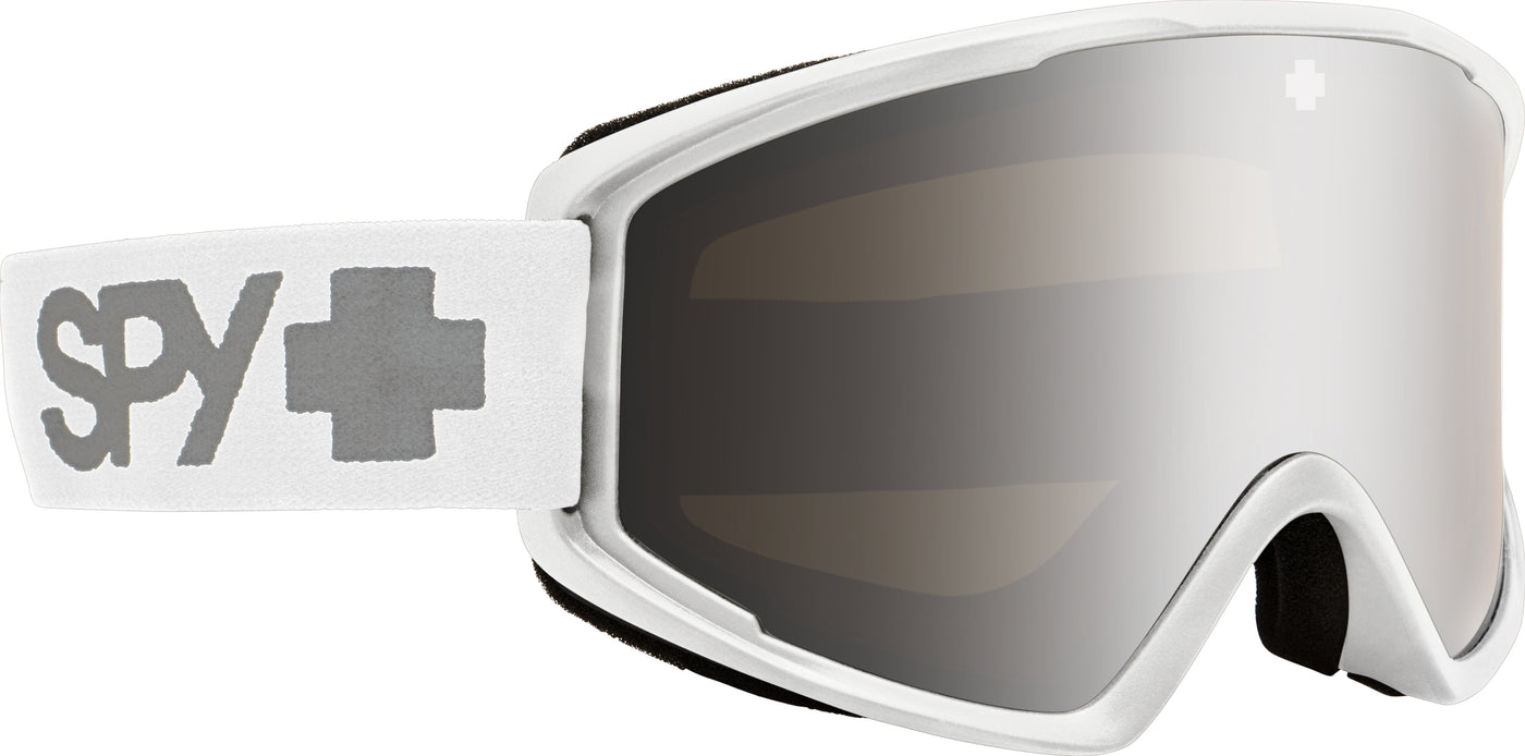 Spy Crusher Elite - Matte White - HD Bronze w/Silver Spectra