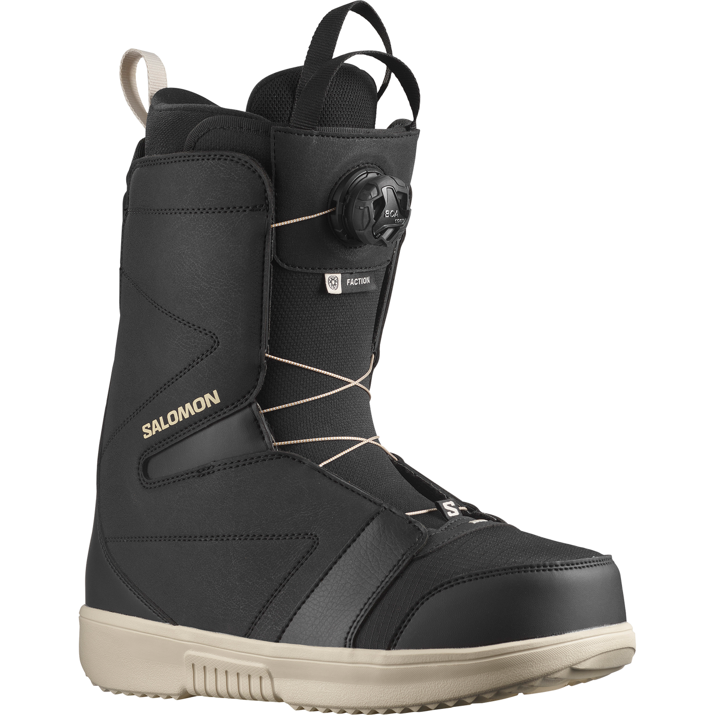 Salomon Faction Boa - Black/Rainy Day