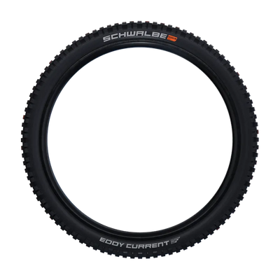 Schwalbe Tyre Eddy Current Front 27.5 x 2.80 Evolution Folding ADDIX Soft (Orange) Super Trail TL-Easy E-25 HS496 Black