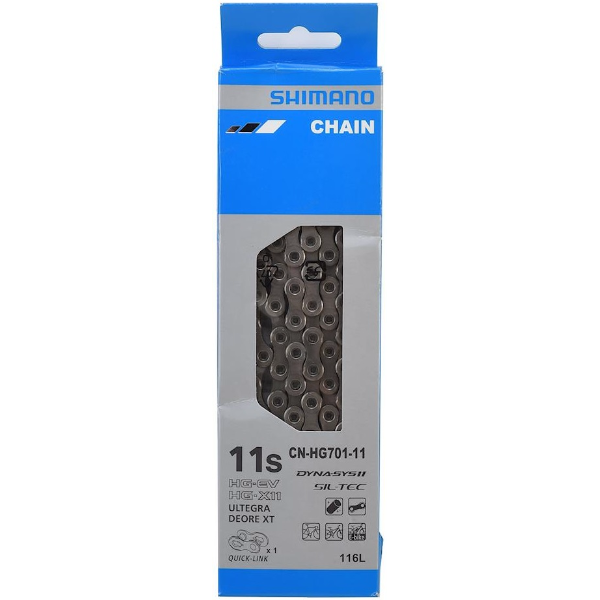 Shimano CN-HG701 Chain 11SPD Road/MTB SIL-Tec wQuick Link