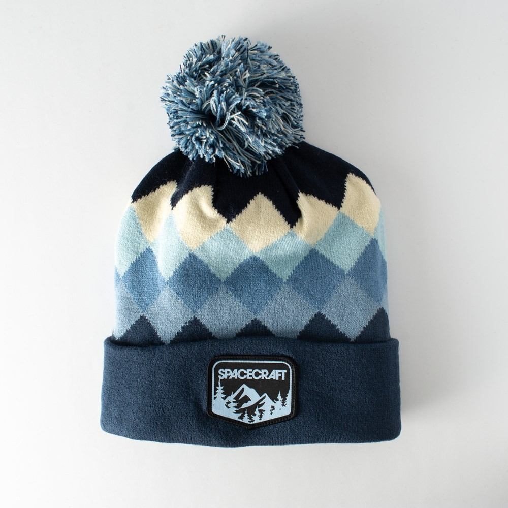 Spacecraft Diamond Pom Beanie