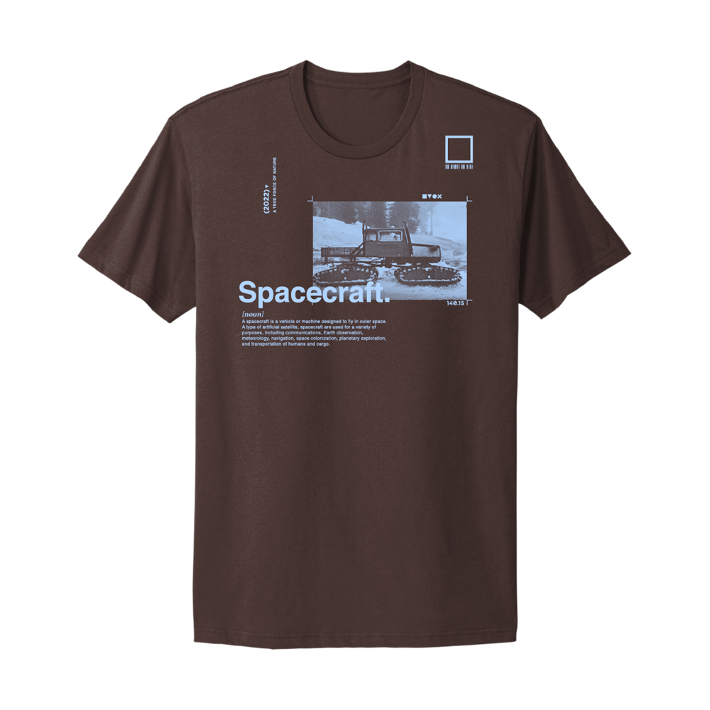 Spacecraft Well Defined Tee - Chocolate