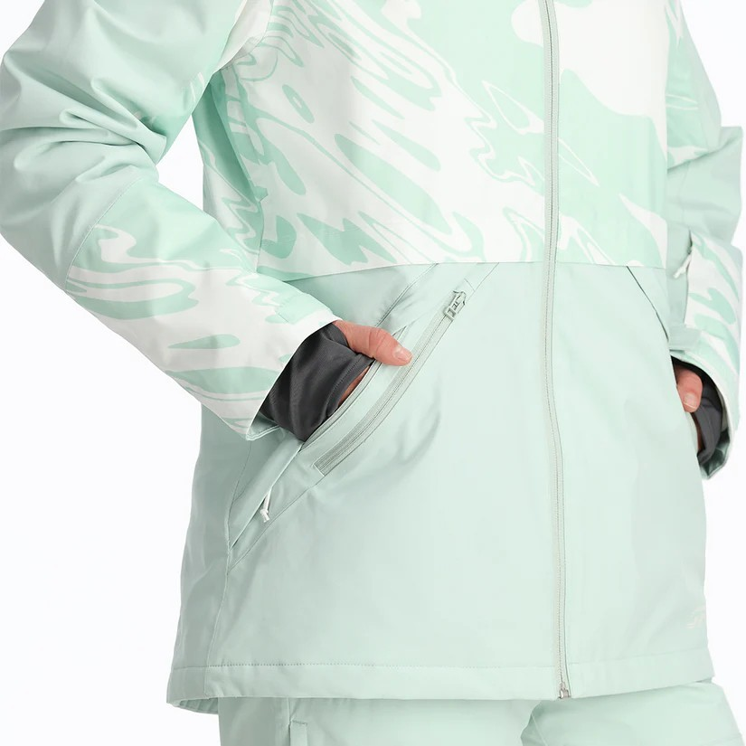 Spyder Field Jacket - White Combo