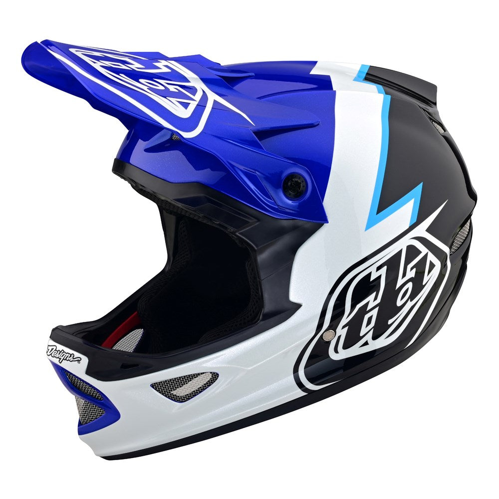 Troy Lee D3 AS Fiberlite - Volt Blue