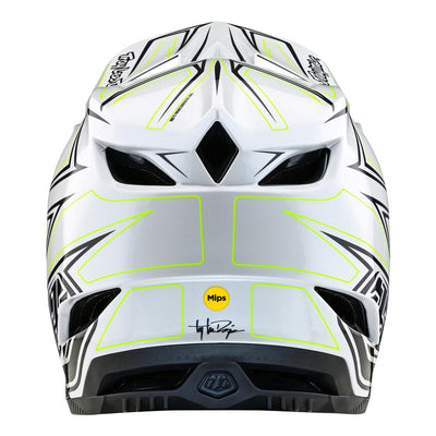 Troy Lee D4 AS Composite Helmet Pinned Light Gray