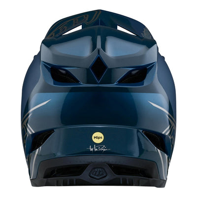 Troy Lee D4 AS Polyacrylite Helmet Shadow Blue