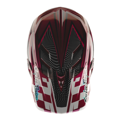 Troy Lee D4 AS Carbon Helmet Sram Radioscape Black / Berry