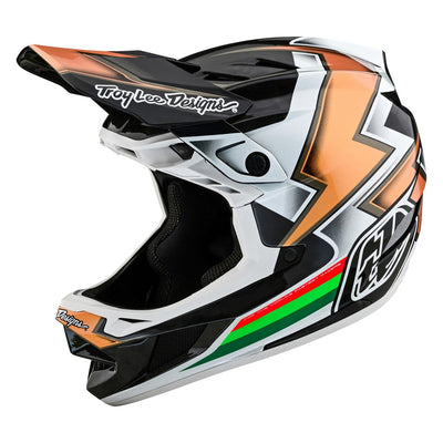 Troy Lee D4 AS Carbon Helmet Ever Black/Gold