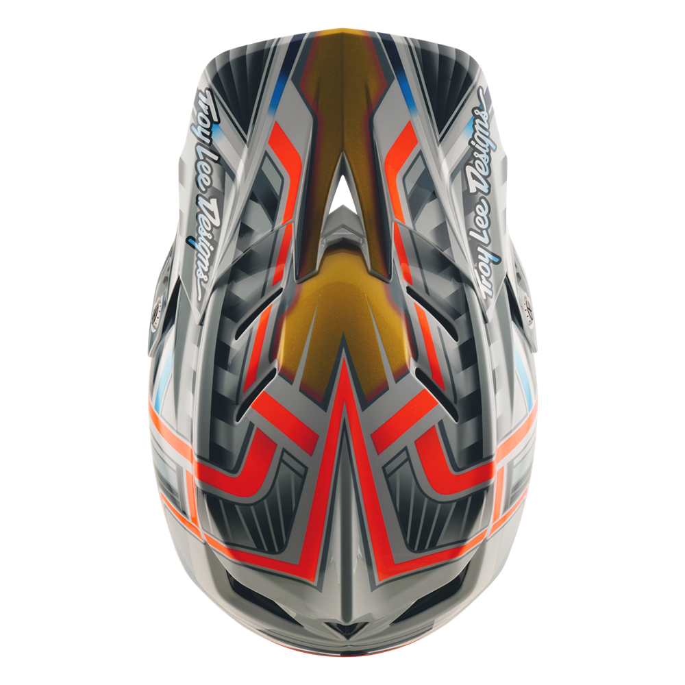 Troy Lee D4 AS Composite Helmet Lowrider Gray