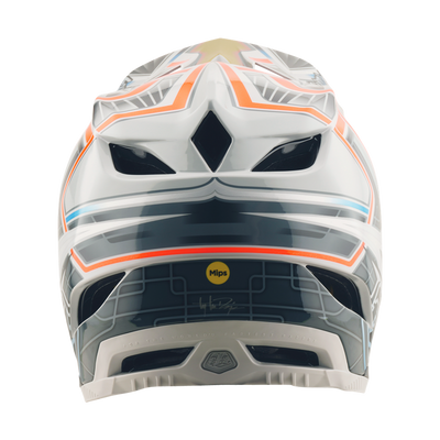 Troy Lee D4 AS Composite Helmet Lowrider Gray