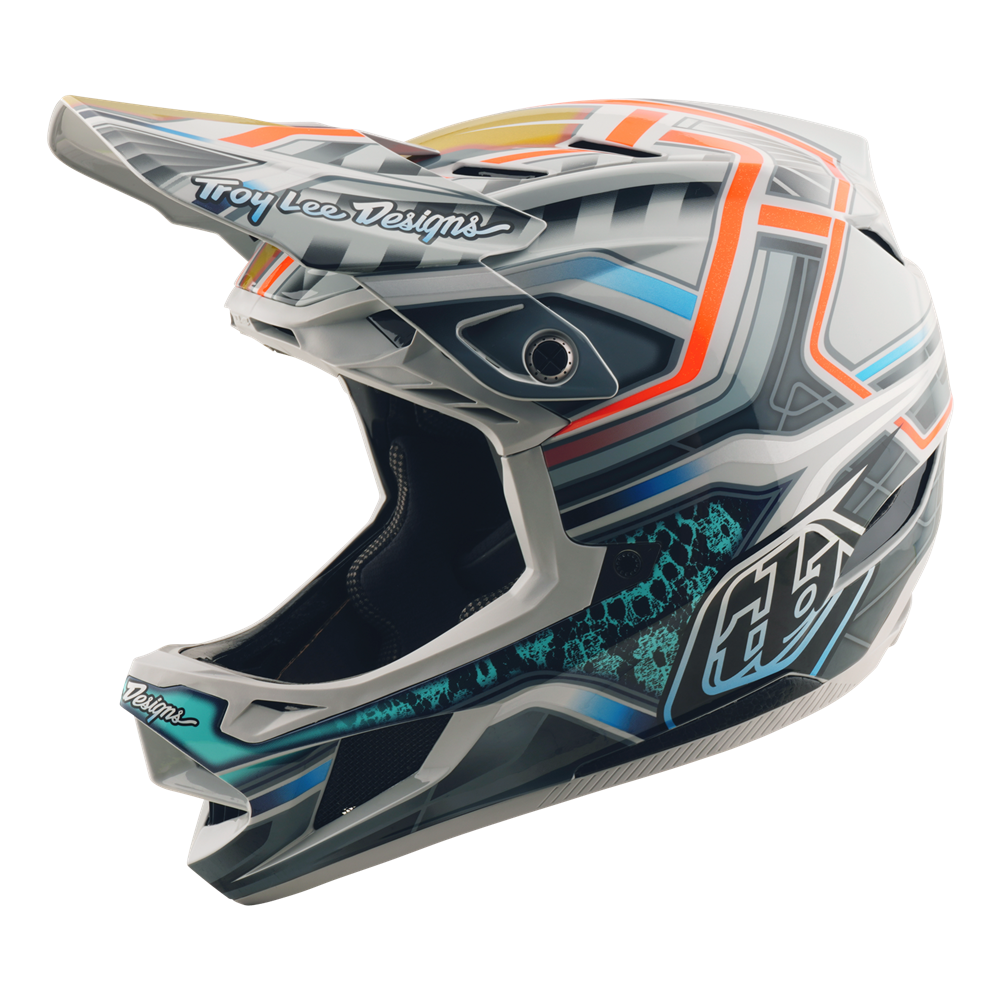 Troy Lee D4 AS Composite Helmet Lowrider Gray