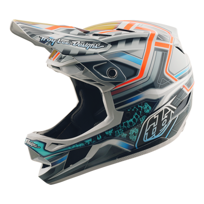 Troy Lee D4 AS Composite Helmet Lowrider Gray
