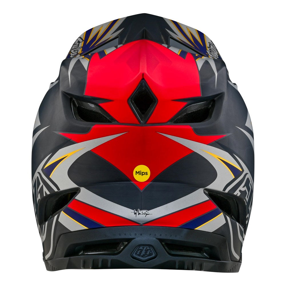 Troy Lee D4 AS Carbon Helmet - Inferno Gray