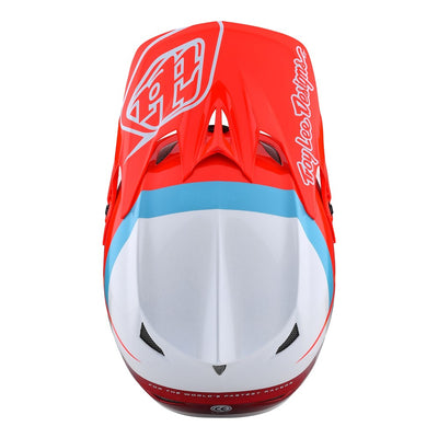 Troy Lee D3 AS Fiberlite - Slant Red