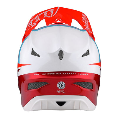 Troy Lee D3 AS Fiberlite - Slant Red