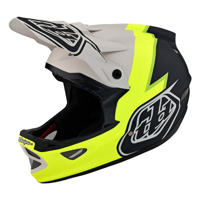 Troy Lee D3 AS Fiberlite - Volt Flo Yellow