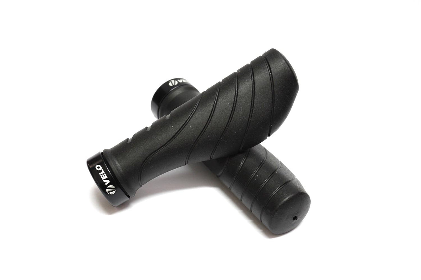 Velo Grips MTB Anatomical Gel Black 133mm Lock On