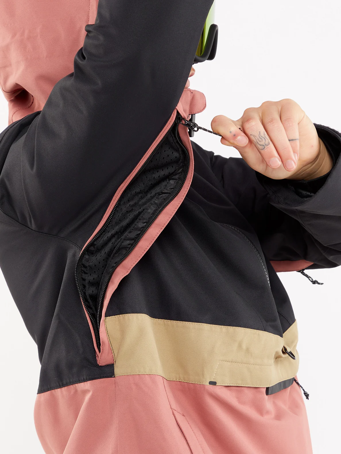 Volcom Ashfield Pullover Jacket - Earth Pink