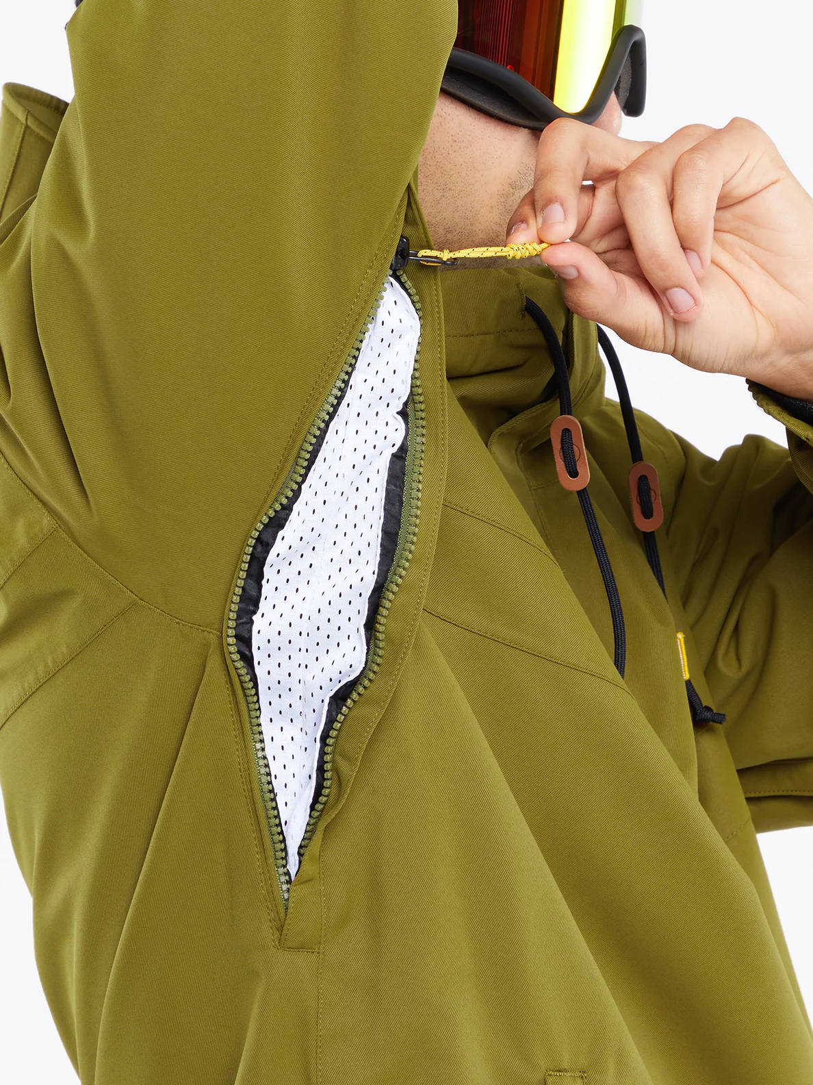 Volcom Longo Pullover Jacket - Moss