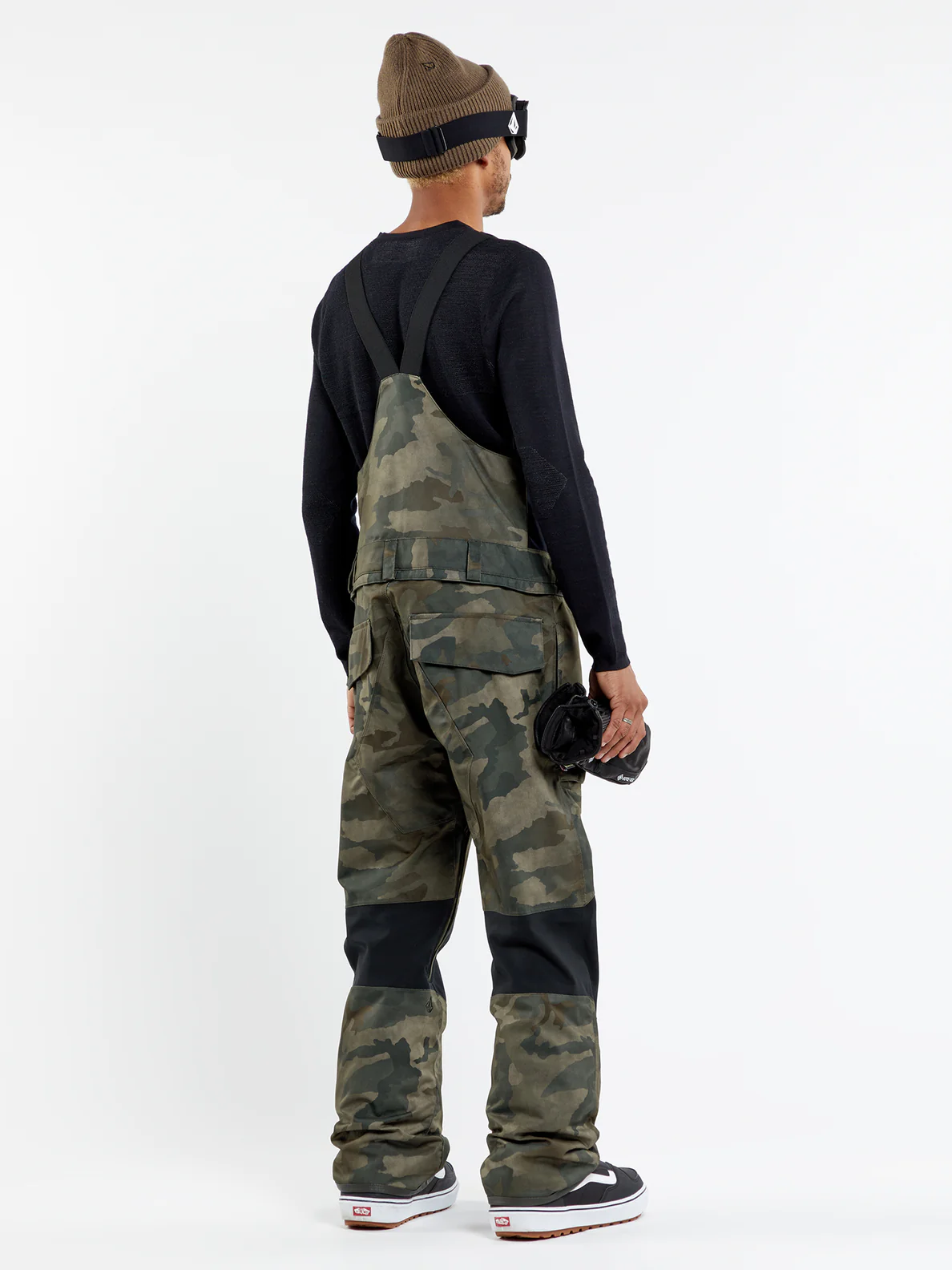 Volcom Roan Bib Overall - Cloudwash Camo