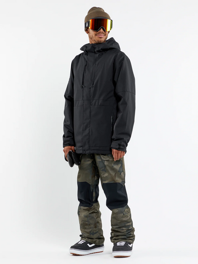 Volcom Roan Bib Overall - Cloudwash Camo