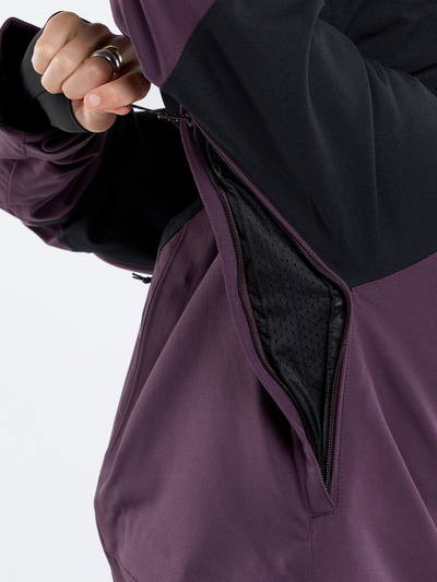 Volcom Shelter 3D Stretch Jacket - Blackberry