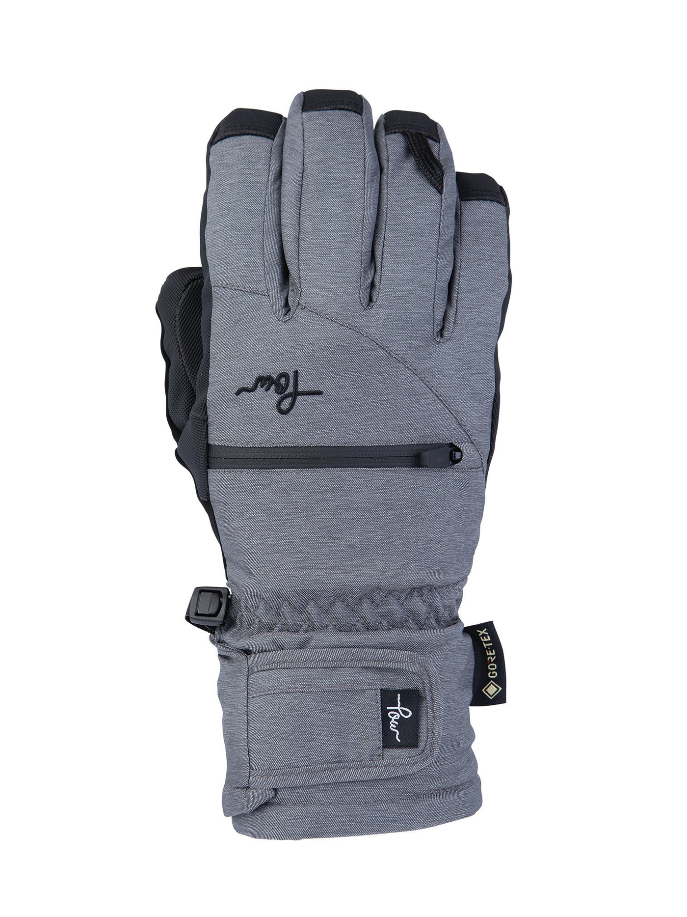 POW Wmns Cascadia Short Glove Warm - GREY