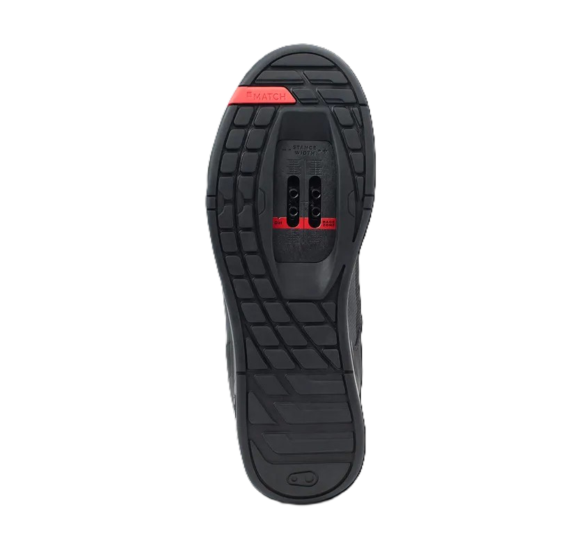 Crankbrothers Shoes Mallet Lace Black/Red-Blk outsole