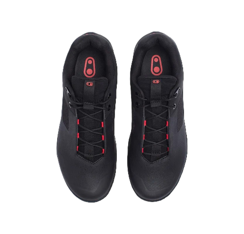 Crankbrothers Shoes Mallet Lace Black/Red-Blk outsole