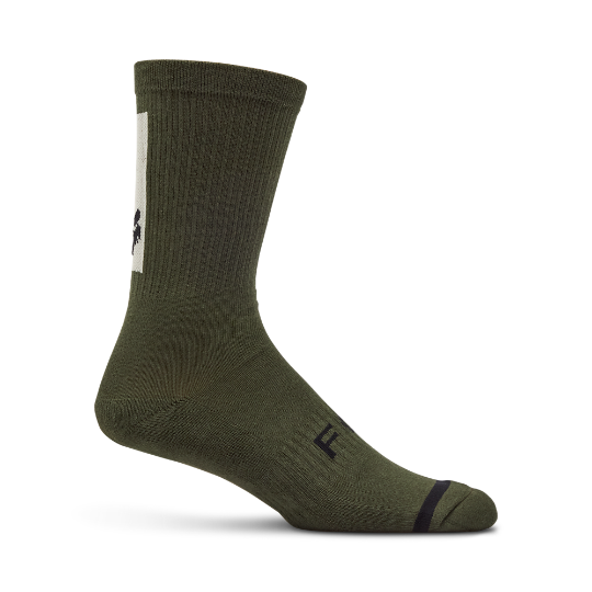 Fox 8" Defend Sock Olive Green