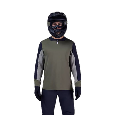 Fox Defend LS Jersey Olive Green