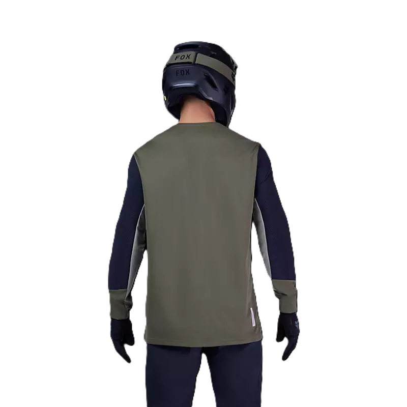 Fox Defend LS Jersey Olive Green